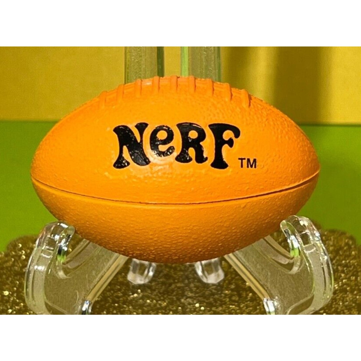 Worlds Smallest Toys Official Nerf Football 2.5" New Out of Box Original Package