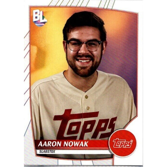 2023 Topps Big League Baseball Hobby Influencer Insert SSP Aaron Nowak SLABSTOX