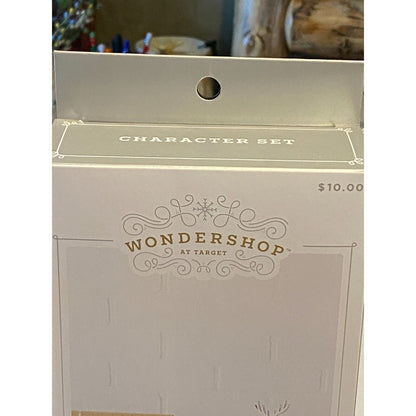 Wood Character Set WonderShop Penquin Bear Deer Never Opened NIB Christmas Decor