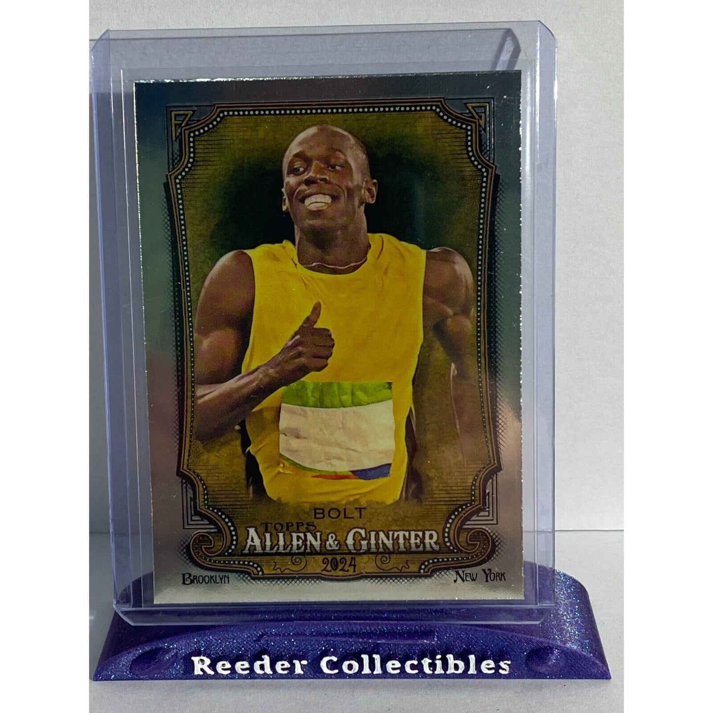 2024 Allen & Ginter #208 Usain Bolt Jamaican Sprinter Glossy