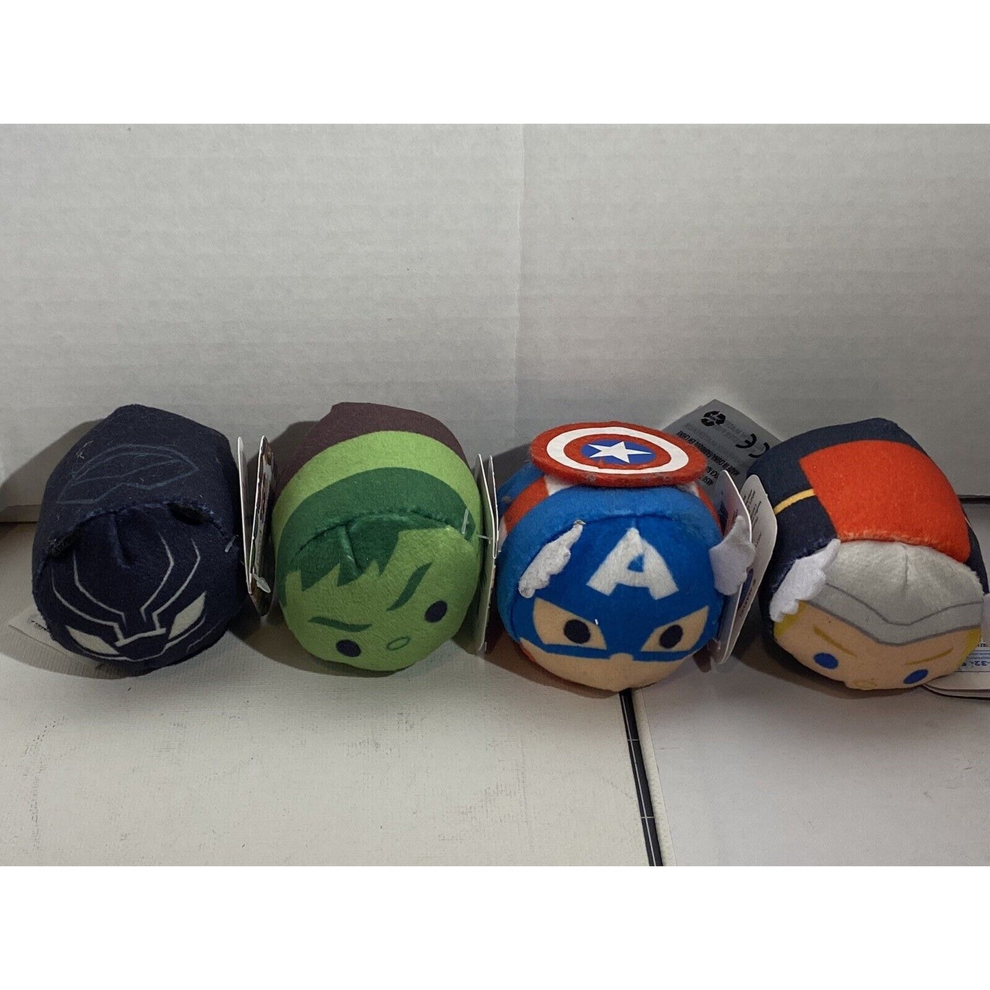 NWT Bundle Of 6 DISNEY MARVEL TSUM TSUM MINI PLUSH Free Shipping