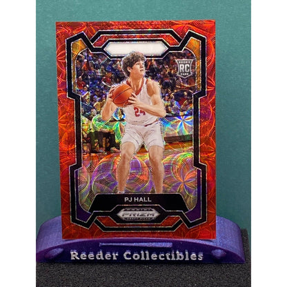 PJ Hall 2024 Panini Prizm Draft Picks Red Scope Prizm #55 Rookie /88 Clemson