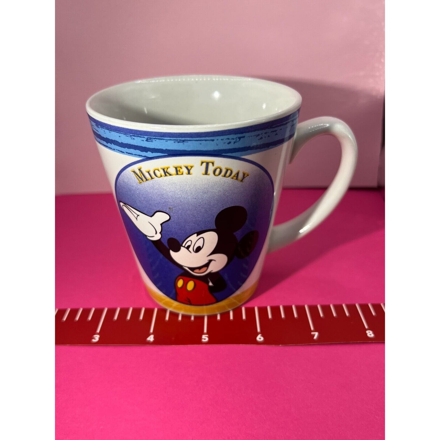 Walt Disney Series Through The Years Mickey Today Coffee Mug small chip bottom