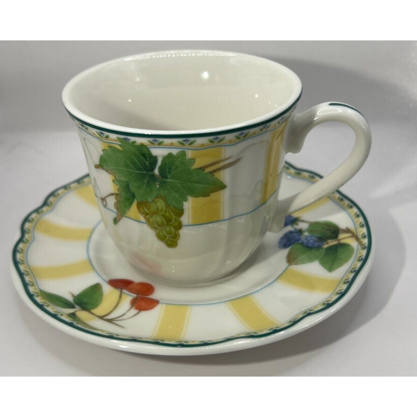 Epoch Collection by Noritake ORCHARD VALLEY Design Cup & Saucer