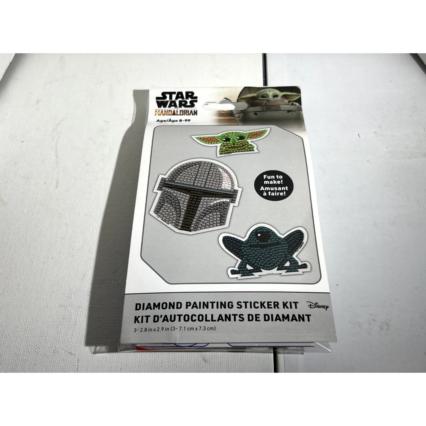 Star Wars Mandalorian Grogu Diamond Painting Sticker Kit New in package