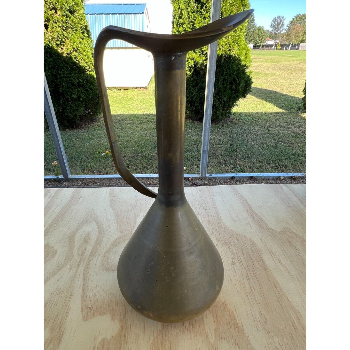 Vintage Brass Pal Bell Deco Bronze Ewer