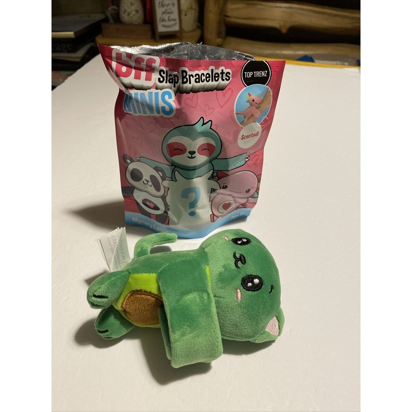 BFF SCENTED PLUSH SLAP BRACELETS - Dinosaur - NWT