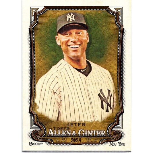 2024 Topps Allen & Ginter #175 Derek Jeter New York Yankees