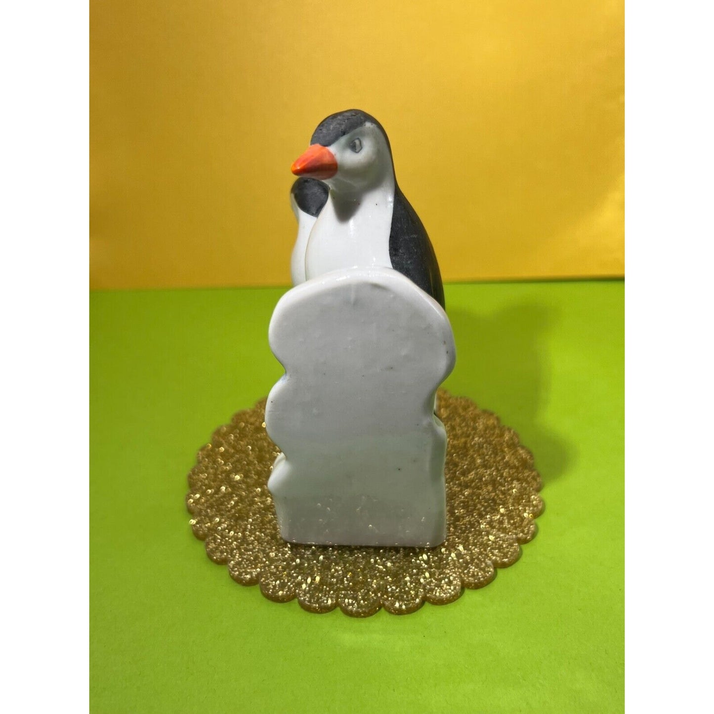 1940's Porcelain Penguin Bookend (only 1) Occupied Japan Vintage