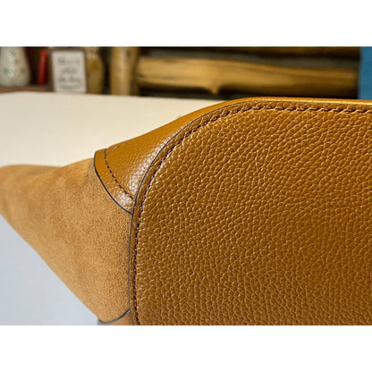 MICHAEL KORS PORTIA SMALL BUCKET TOTE LEATHER BAG NWOT