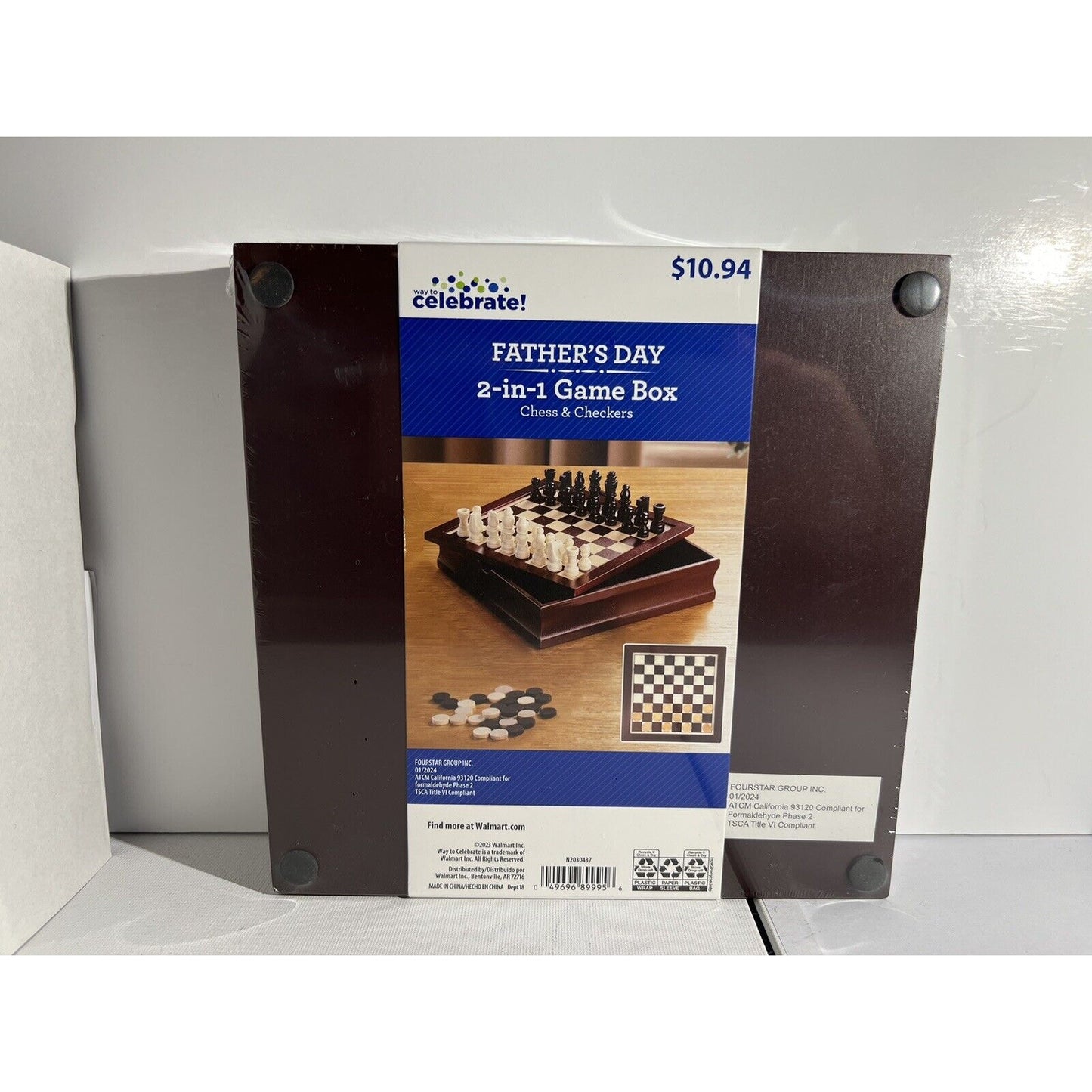 Game Box Chess and Checkers 2 in 1