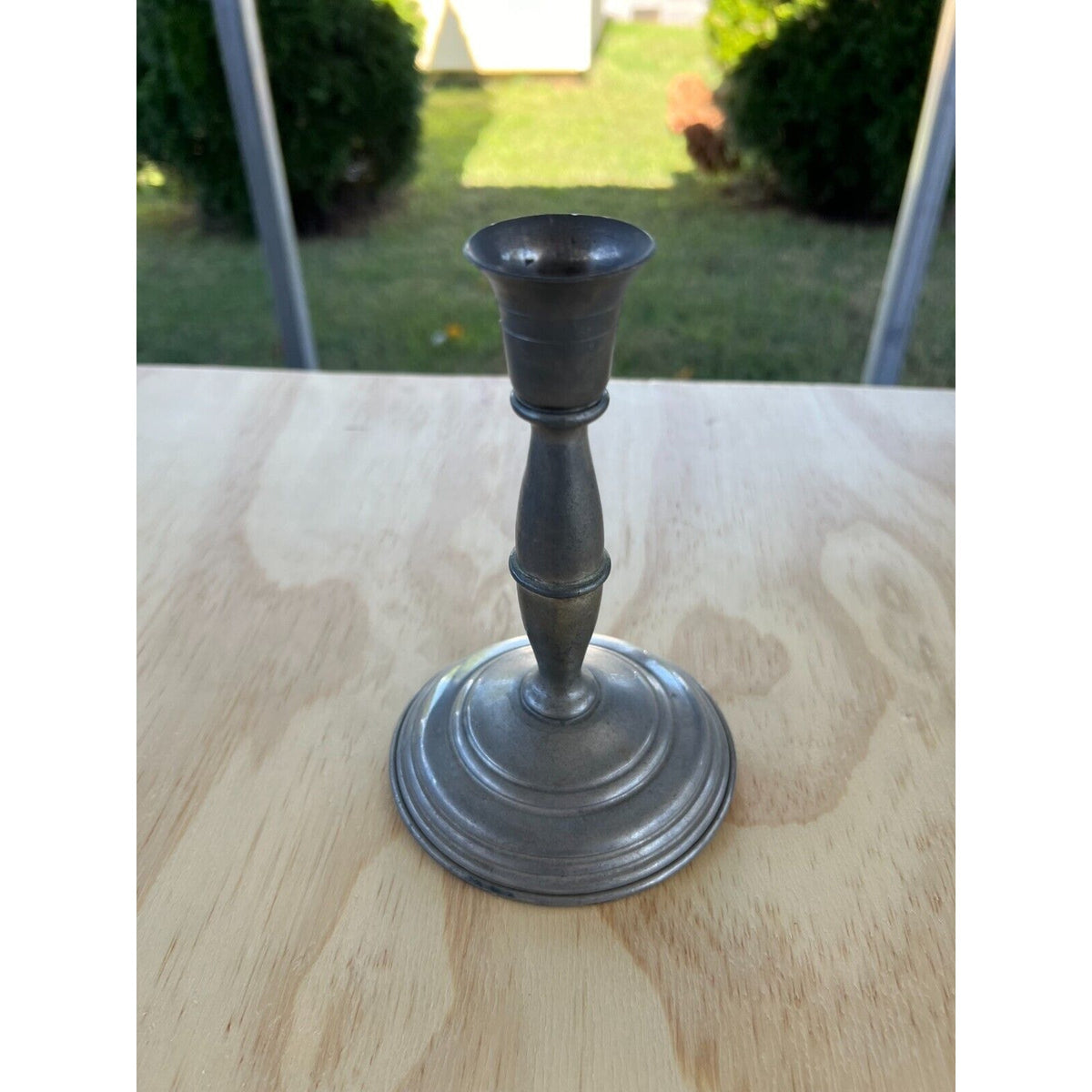 Pewter Candlestick Made in England