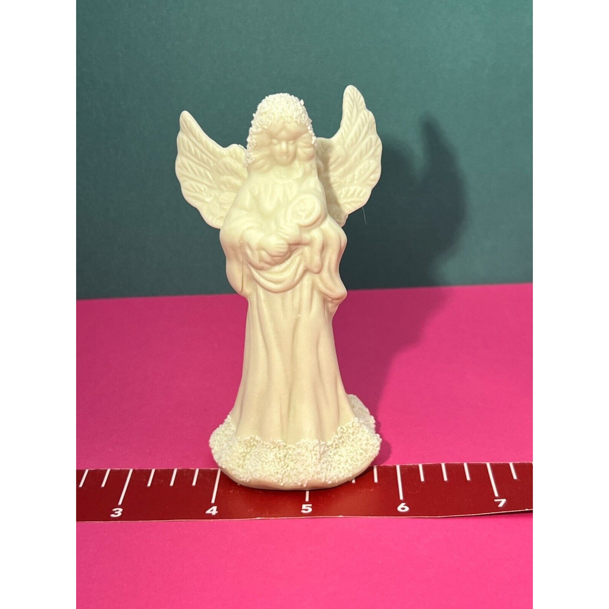 Lot of 2 Albert E Price Angel Holding Baby - Angel Praying - Ceramic Bells -OBox