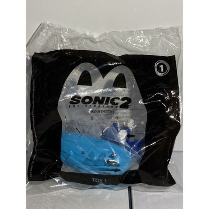 2022 McDonald's Happy Meal Toys Sonic 2 *Rare* New Sealed Toy #1 Sonic