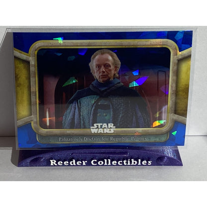 2024 Topps Chrome Sapphire Phantom Menace #57 Palpatine