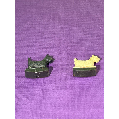 Vintage Tricky Dogs - Magnetic toys (Black magnet is split in two)