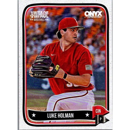 2024 Onyx Vintage Extended #OVLUHO Luke Holman Cincinnati Reds