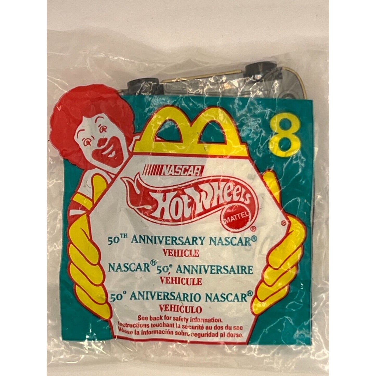 McDonalds Happy Meal 1998 Hot Wheels - #8 50th Anniversary Nascar