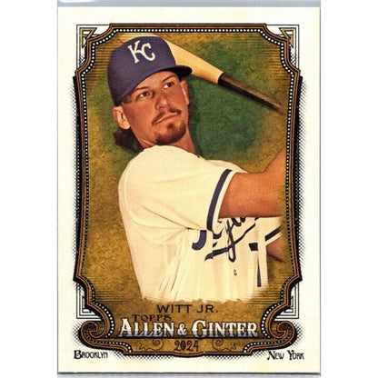 2024 Topps Allen & Ginter #100 Bobby Witt Jr. Kansas City Royals