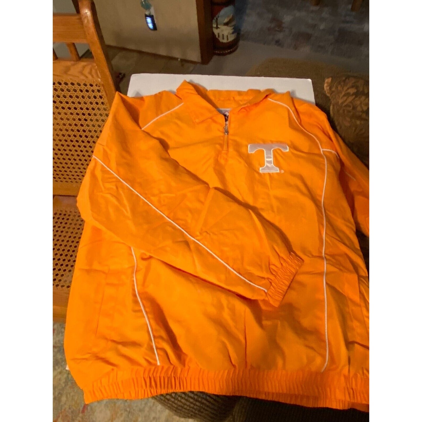 Tennessee Volunteers 58 Sports Vintage Windbreaker Jacket Men's XL Orange