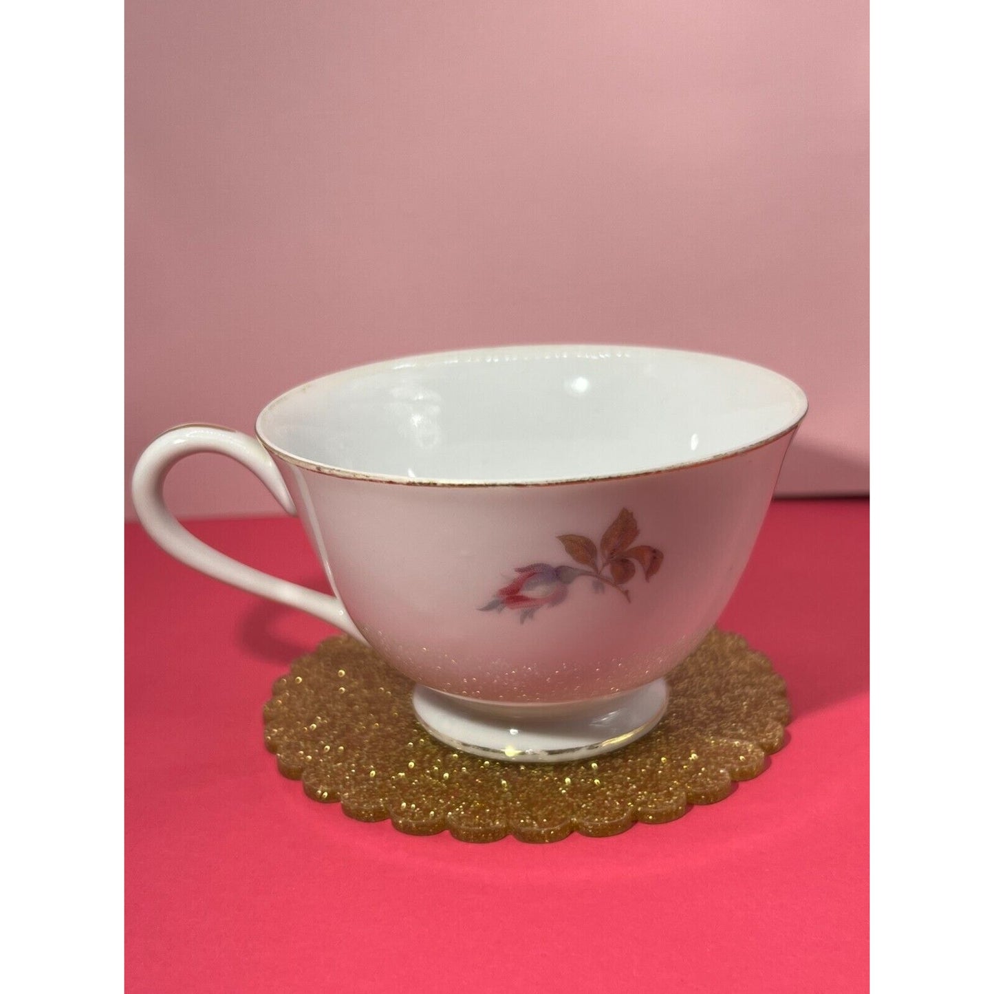 Cherry China Made in Occupied Japan 3.75" Tea / Coffee Cup Vintage