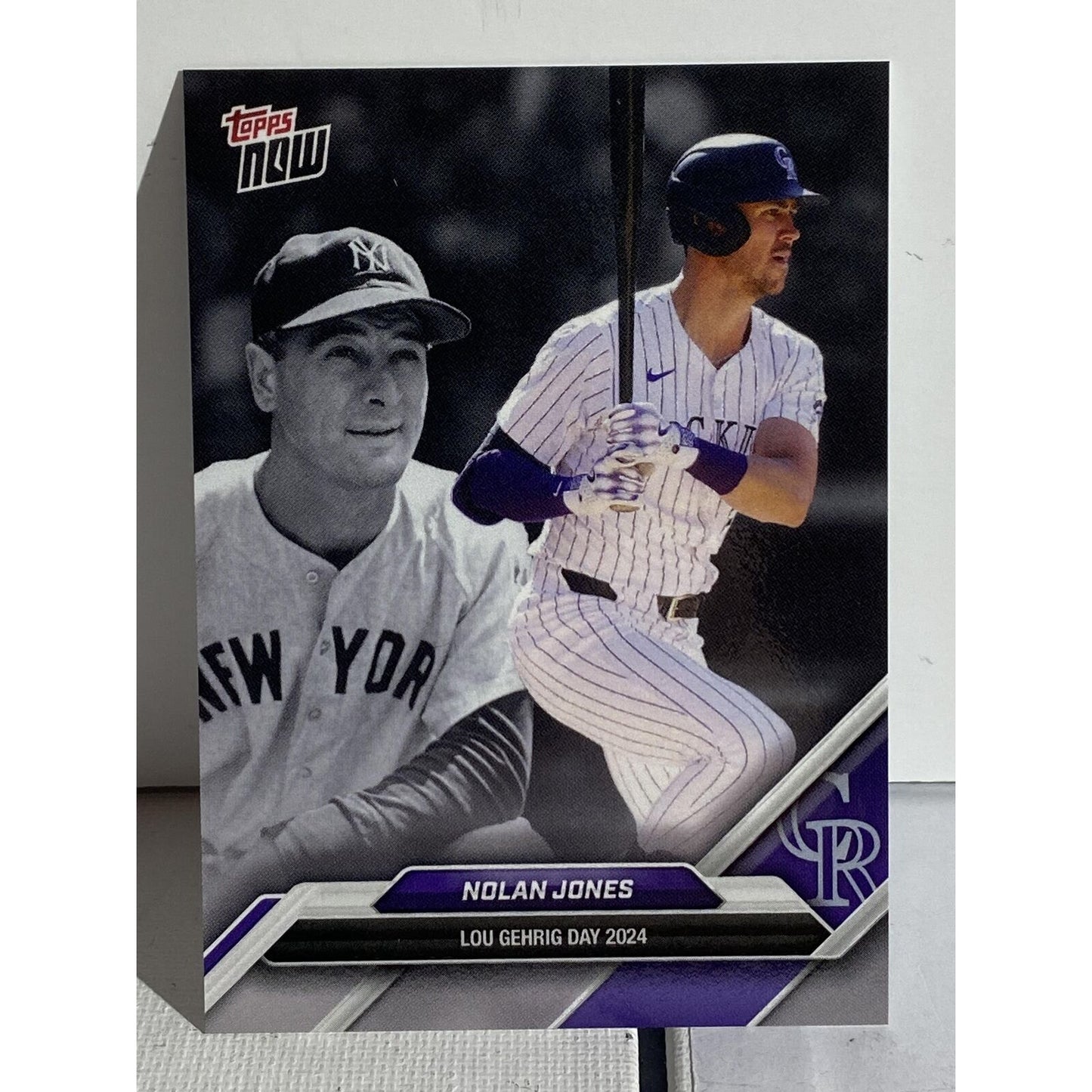 Lou Gehrig Day 2024 #LGD-30 Nolan Jones Colorado Rockies