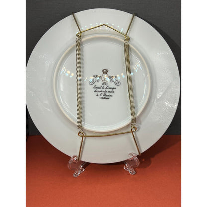1855 Email de Linoges - I Godinger - Marseille 1849 - Decorative Plate w/hanger