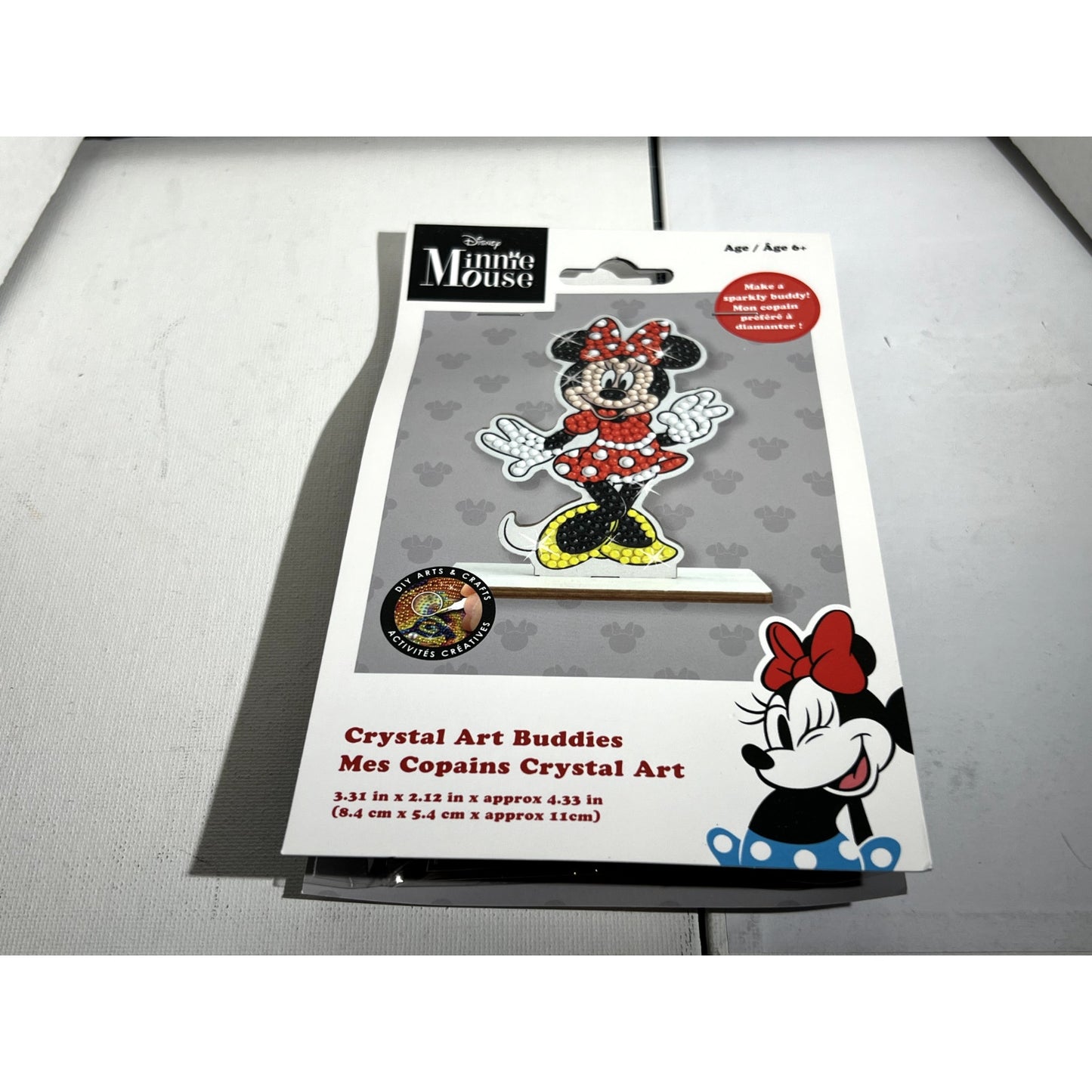 Craft Buddy Crystal Art Buddies Disney Minnie Mouse New in package