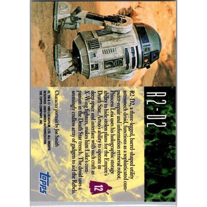 1993 Star Wars Galaxy #12 R2-D2 Character Cards