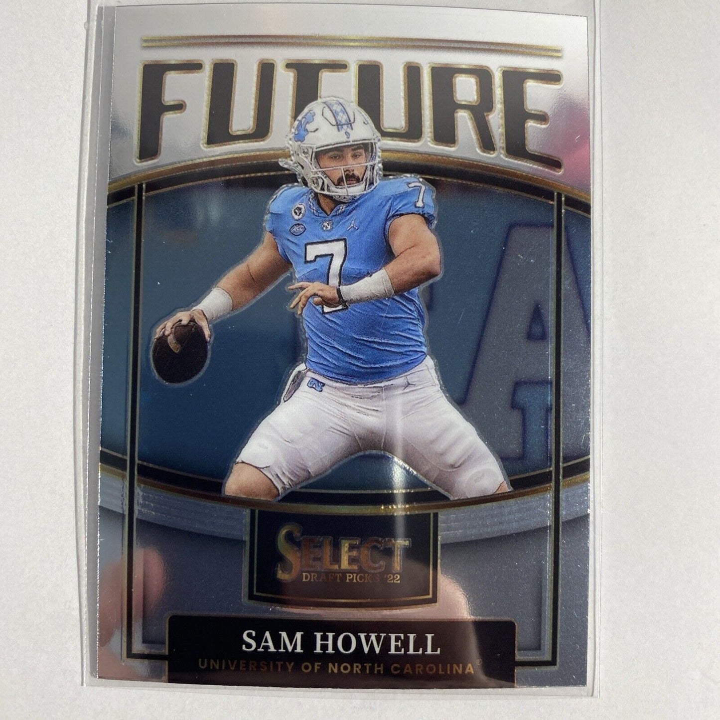 Sam Howell #F-SH 2022 Panini-Select Draft Picks North Carolina Tarheels