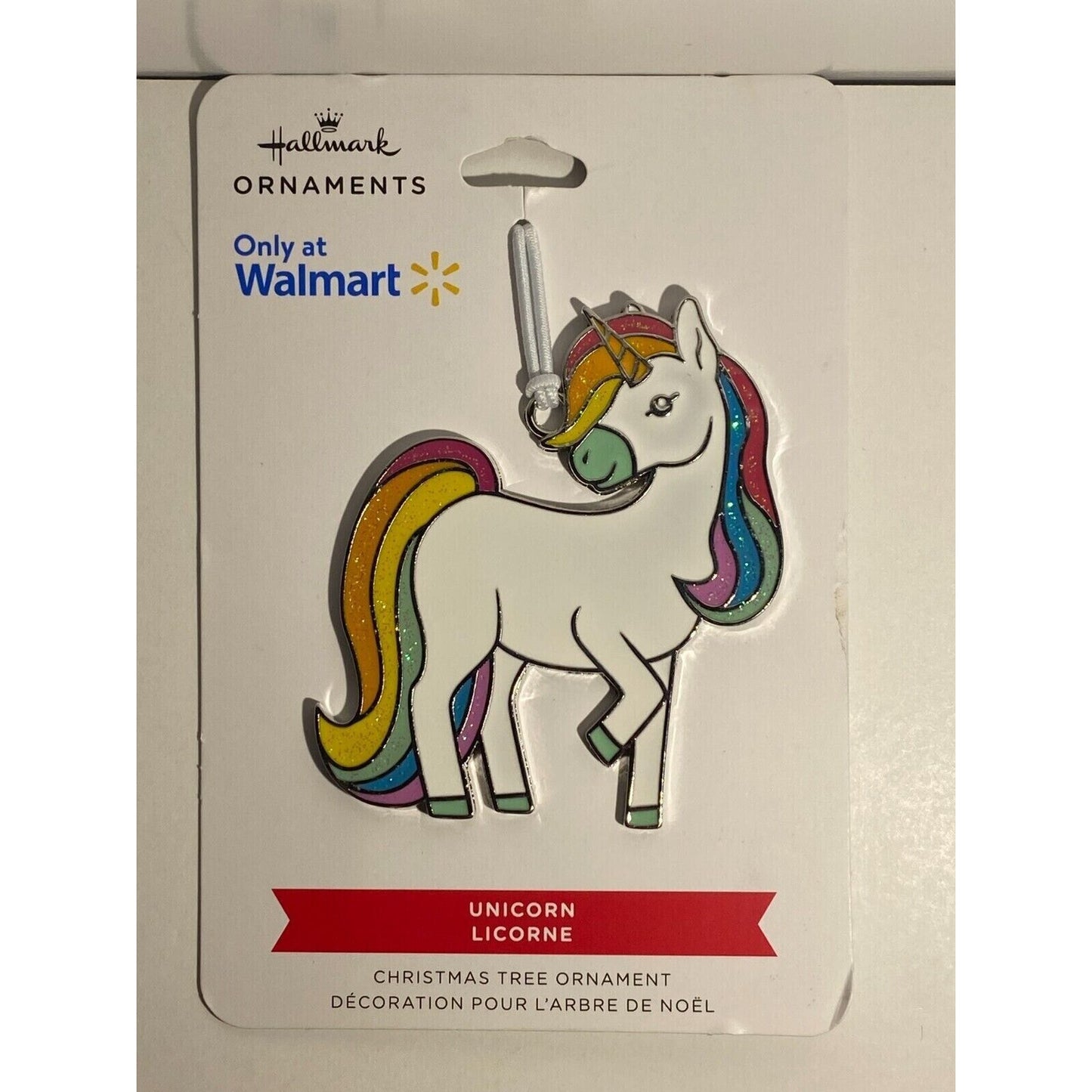 2023 Hallmark Metal Flat Ornament unicorn