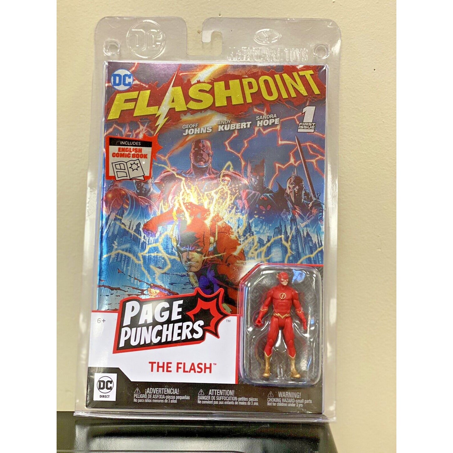 The Flash (Flashpoint) McFarlane Page Punchers 3" Action Figure with Comic