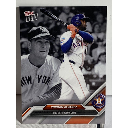 Lou Gehrig Day 2024 #LGD-12 Yordan Alvarez Houston Astros