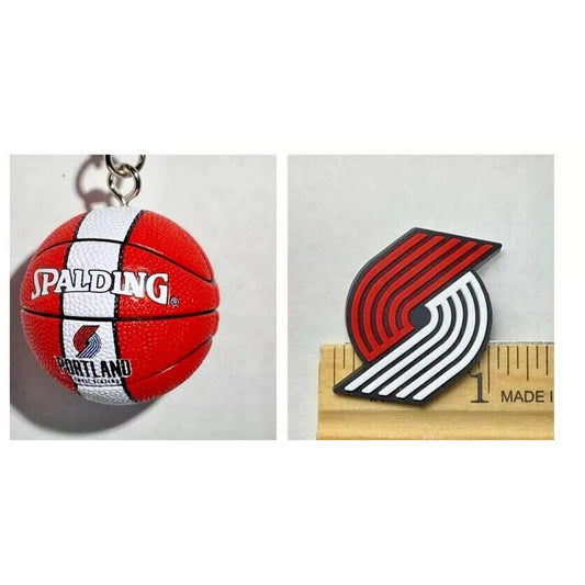 Portland Trailblazers NBA Basketball Keychain and Shoe Charm