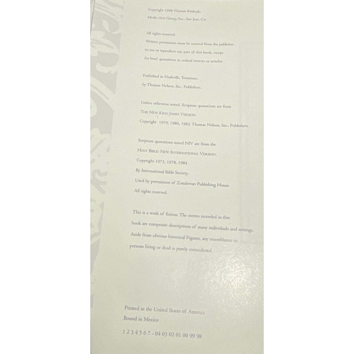 The Spirit of America by Thomas Kincade & Calvin Miller Thomas Nelson