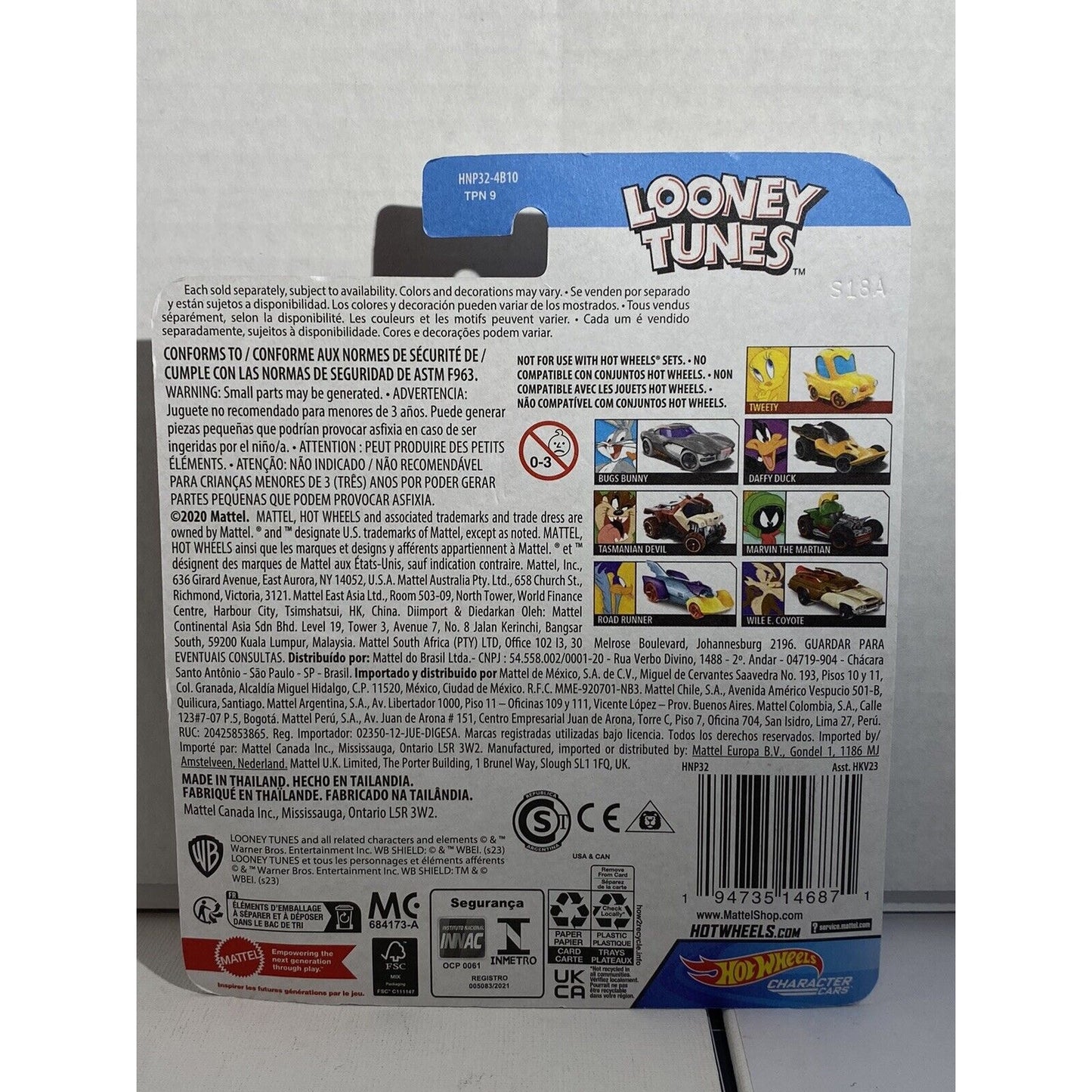 2024 Hot Wheels Character Cars Looney Tunes Daffy Duck