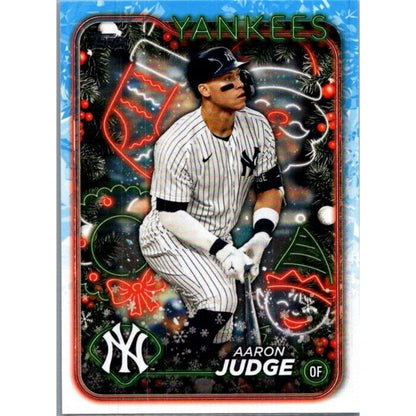 2024 Topps Holiday #H99 Aaron Judge New York Yankees