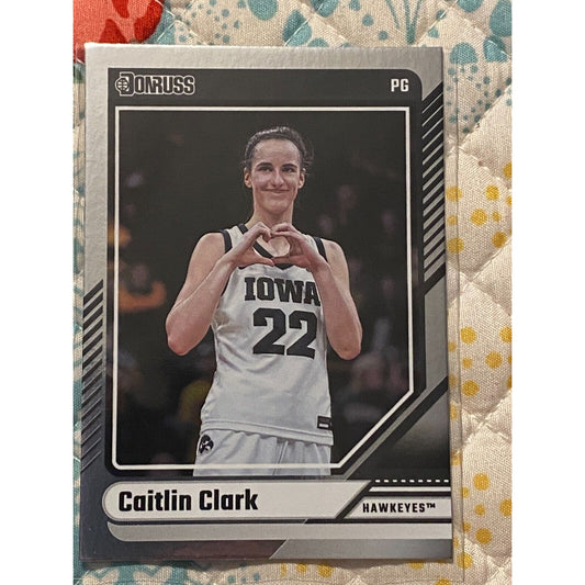 2023-24 Panini Caitlin Clark Collection Donruss 11 Metallized Foil