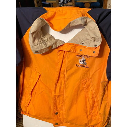 Tennessee Volunteers Castaways Orange, Blue, Khaki Reversible Jacket Size L