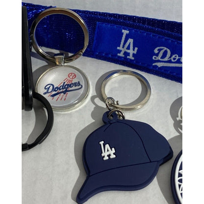 Los Angeles Dodgers set of keychains keychain