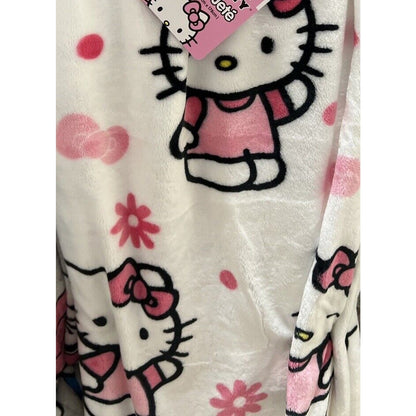 Hello Kitty Super Soft Daisy Pink Throw Blanket