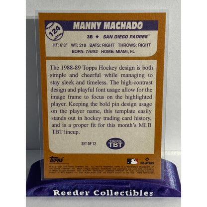 2024 Topps Throwback Thursday #124 Manny Machado San Diego Padres PR902