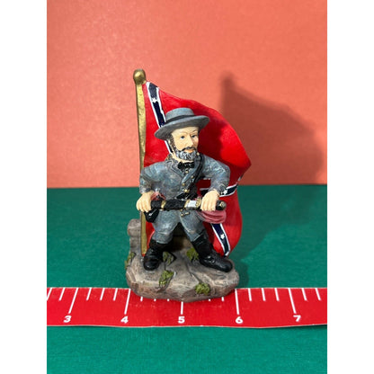 Civil War Soldiers Officer w/ sword and a Inf Soldier Resin Figurines EDC 2004