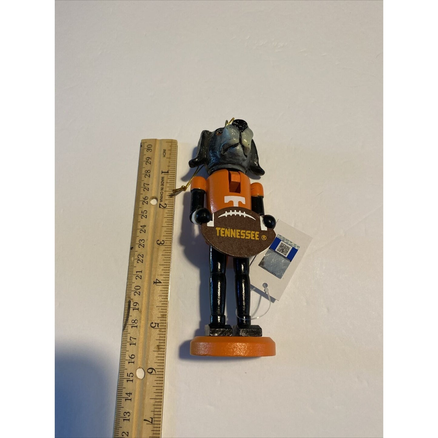 Santa's Workshop Voodoo Nutcracker Ornament 6" Tennessee Volunteers Smokey