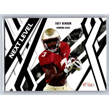 2024 Sage Low Series Football #88 Trey Benson Next Level Black