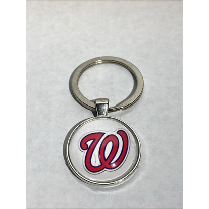 Washington Nationals MLB Metal Baseball Keychain