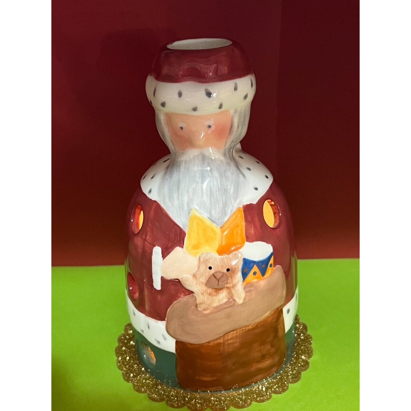 Villeroy & Boch Santa Claus Deco Light Votive Candle Holder & Votive Holder