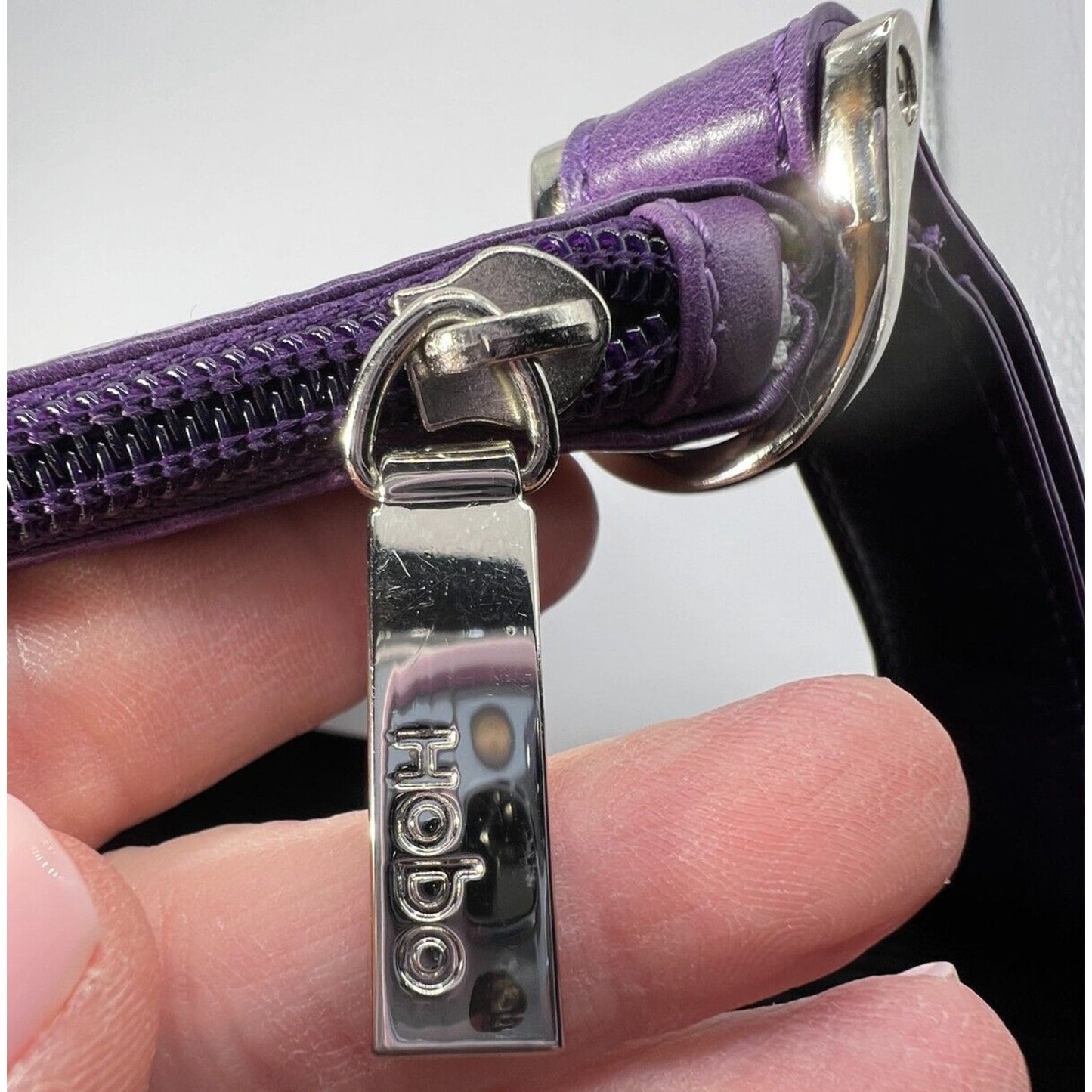 Hobo Vintage Wristlet Eggplant