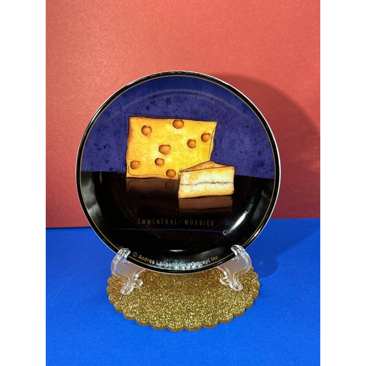 Andrea Laliberte / Pela Concepts Inc. Small Vintage Cheese Plates Set of 4