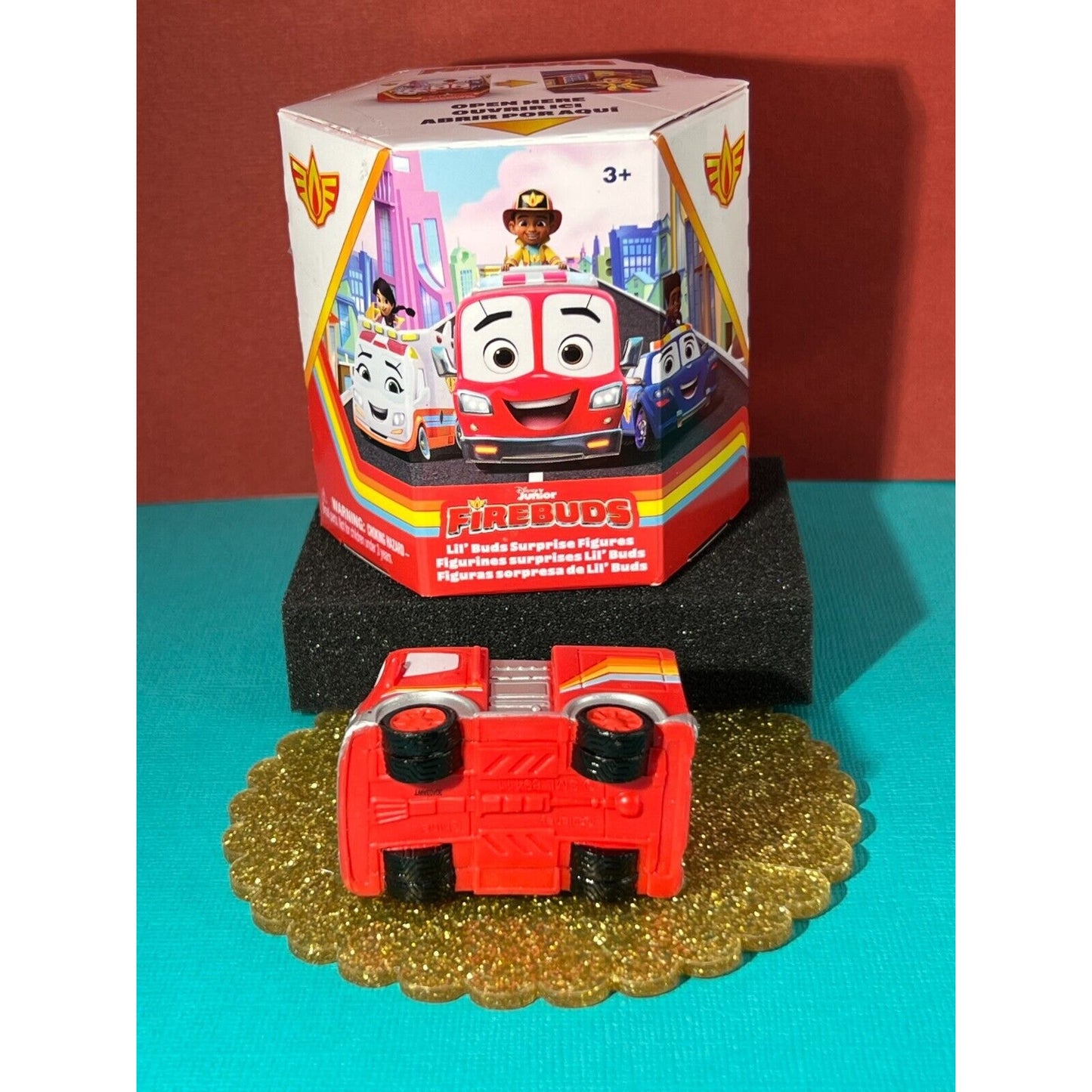 Disney Junior Firebuds Lil' Buds Flash Fireson Fire Truck (Never Played with)